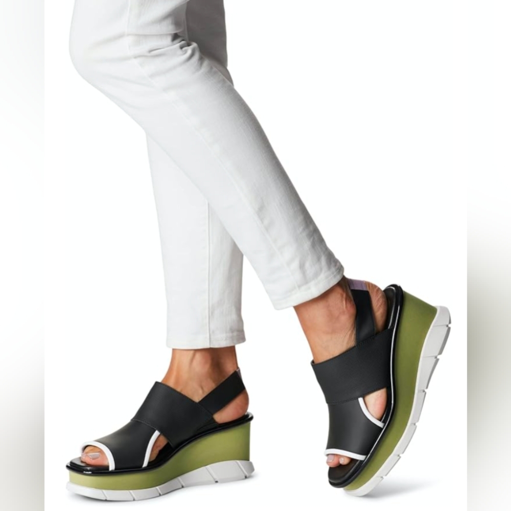 Sorel Women's Joanie III Slingback Wedge Sandals Size 9 MSRP $130